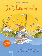 das Cover von Juli Löwenzahn. Zwei Bücher in einem Band (Jeder Tag ein Abenteuer/Der beste Freund für alle Fälle)