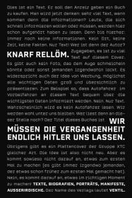 das Cover von Wir müssen die Vergangenheit endlich Hitler uns lassen.