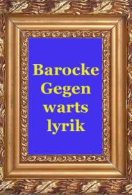 das Cover von Barocke Gegenwartslyrik