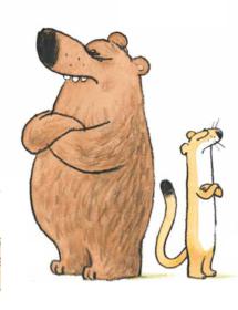 das Cover von Bär und Wiesel