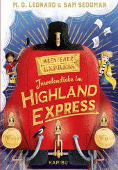 das Cover von Abenteuer-Express (Band 1) - Juwelendiebe im Highland Express