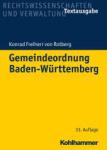 das Cover von Gemeindeordnung Baden-Württemberg