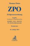 das Cover von ZPO Zivilprozessordnung Kommentar