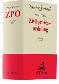 die große Abbildung von Zivilprozessordnung (ZPO)