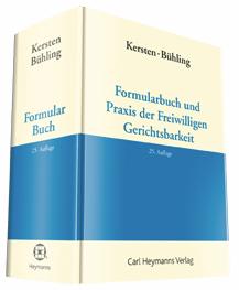 die große Abbildung von Formularbuch und Praxis der Freiwilligen Gerichtsbarkeit
