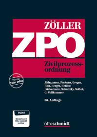 die große Abbildung von Zivilprozessordnung (ZPO)