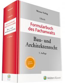 die große Abbildung von Formularbuch des Fachanwalts Bau- und Architektenrecht