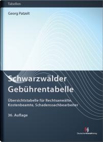 die große Abbildung von Schwarzwälder Gebührentabelle