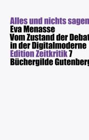 das Cover von Alles und nichts sagen